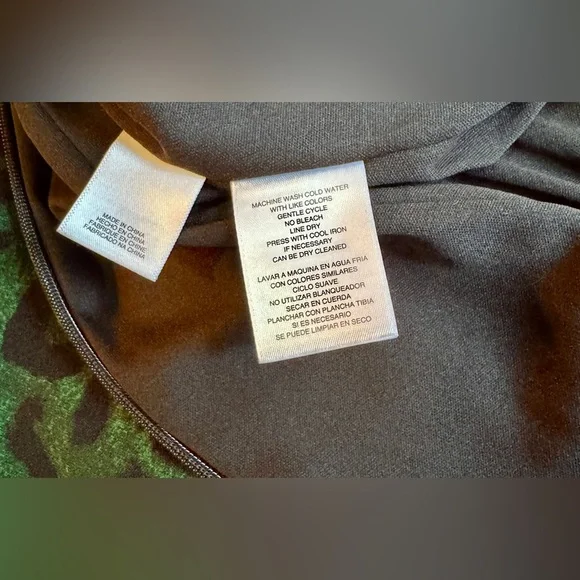 RACHEL Rachel Roy Green Black Halter Midi Dress-Size M - Picture 8 of 10